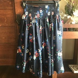 Tory Burch Floral Tube Top/Blouse Size 4